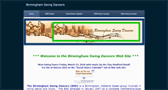 Desktop Screenshot of birminghamswingdancers.com